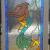 "Mermaid"
Price (USD): 
Status: SOLD
Size(inches): approx. 19"w x 35"h
NOTES: This is faux stained glass (glass paint). This piece is sealed so it can be displayed indoors or outdoors.