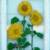 "A Sunny Day"
Price, USD: 
Status: SOLD
Size (inches): 20w x 33 1/2h
Media: Paint on Glass
NOTE: These bright sunflowers are sure to cheer up any dreary day!  Perfect summertime decor.