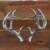 "Antlers"
Price, USD: 
Status: SOLD
Size (in inches): 2ft x 2ft
Media: Paint on old barnwood.
NOTE: